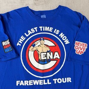 WWE John Cena Farewell Tour Chicago 2025 Blue Shirt 5XL The Last Time Is Now